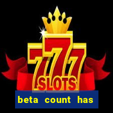 beta count has changed pt br